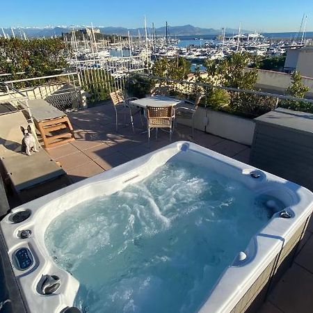 Penthouse Vue Mer Avec Rooftop,Jacuzzi,Et Parking Prive 앙티브 외부 사진